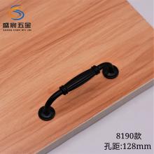 8190款 拉手 抽屉鞋柜衣柜橱柜北欧式门把手现代简约黑色家具小拉手